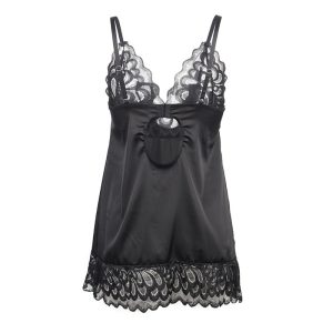 BABYDOLL COM RENDA FLORAL + TANGA | L/XL - Image 6