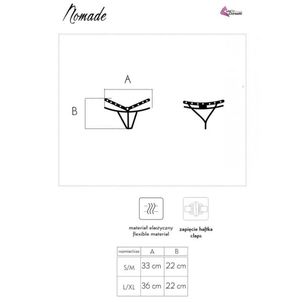 TANGA COM ABERTURA NOMADE | L/XL