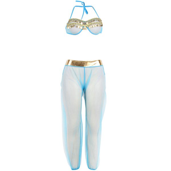 CONJUNTO DE 3 PEÇAS INDIA STYLE (AZUL) | L/XL