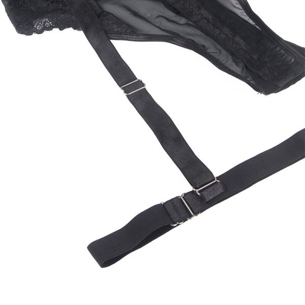 BODY COM TIRAS E LIGAS (PRETO) | S/M