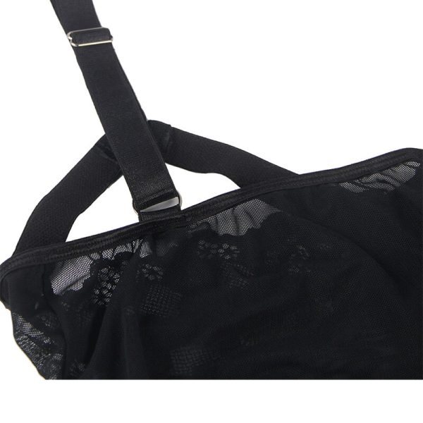 BODY COM TIRAS E LIGAS (PRETO) | S/M