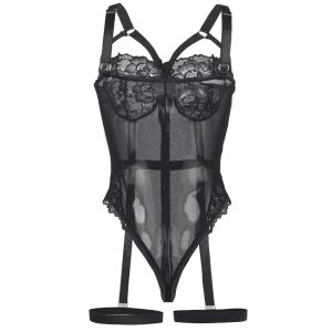 BODY COM TIRAS E LIGAS (PRETO) | S/M - Image 6