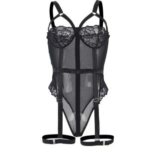 BODY COM TIRAS E LIGAS (PRETO) | S/M - Image 7