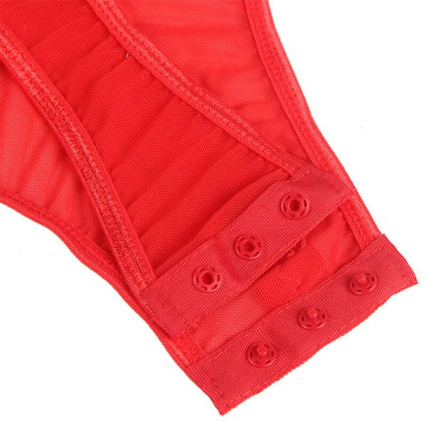 BODY COM TIRAS E LIGAS (VERMELHO) | S/M