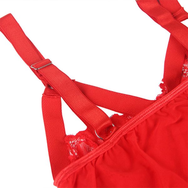 BODY COM TIRAS E LIGAS (VERMELHO) | L/XL