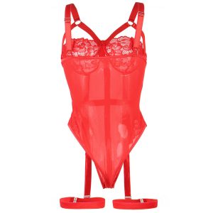 BODY COM TIRAS E LIGAS (VERMELHO) | L/XL - Image 5