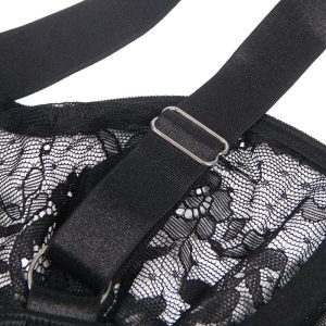 BODY DE RENDA COM CINTO DE LIGAS (PRETO) | L/XL - Image 9
