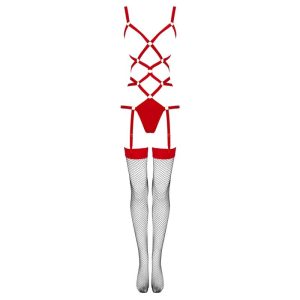 BODY + MEIAS THIARA 20213 (VERMELHO) | L/XL - Image 6