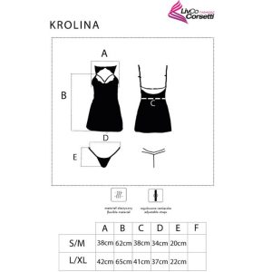 BABYDOLL + TANGA KROLINA 90734 | L/XL - Image 4
