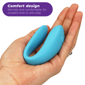 VIBRADOR PARA CASAIS SYNC GO COM APP (TURQUESA) - Image 3