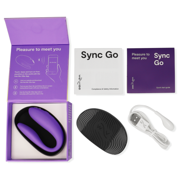 VIBRADOR PARA CASAIS SYNC GO COM APP (LILÁS)