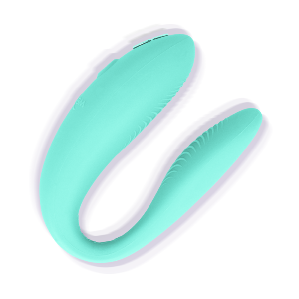 VIBRADOR PARA CASAIS SYNC LITE COM APP (TURQUESA)