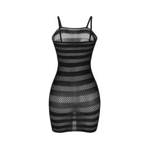 VESTIDO DE REDE COM FAIXAS 951733 | T.ÚNICO - Image 6