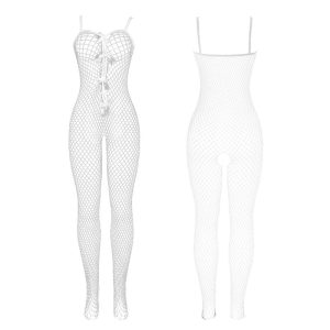 BODY DE REDE TRANSPARENTE COM LAÇOS 951740 | T. ÚNICO - Image 4