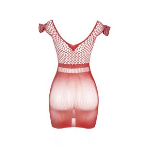 VESTIDO DE REDE CROCHÉ 951917 (VERMELHO) | T. ÚNICO - Image 5