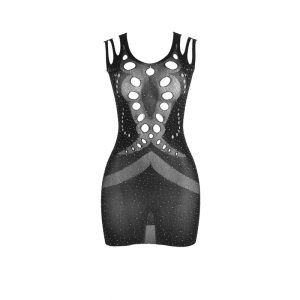 VESTIDO DE REDE COM DIAMANTES BRILHANTES 952198 | T. ÚNICO - Image 6