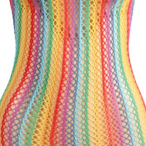 VESTIDO DE REDE ARCO-ÍRIS 952341 | T. ÚNICO - Image 8