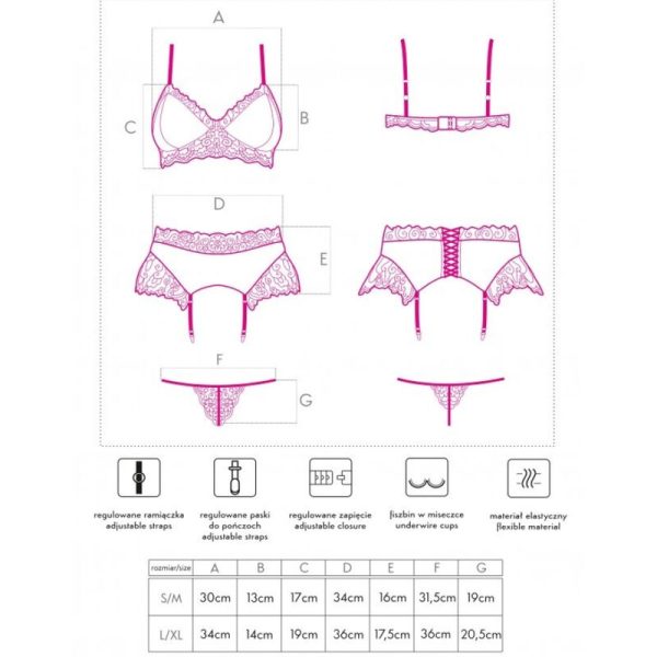 CONJUNTO DE 3 PEÇAS NAHIR 20214 | L/XL