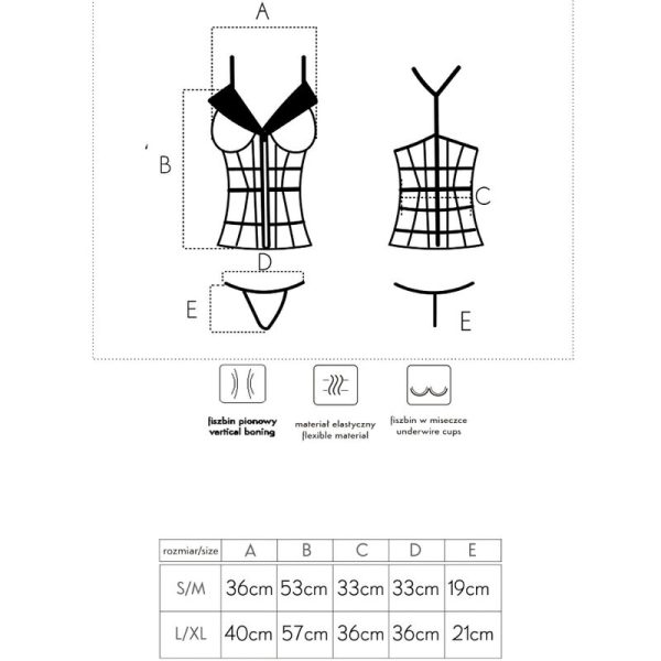 CORPETE + TANGA LAURA 20215 | L/XL