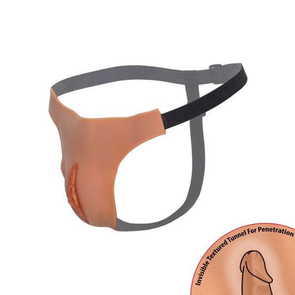 CINTA COM VAGINA PARA CROSS-DRESSING (AJUSTÁVEL)