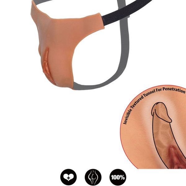 CINTA COM VAGINA PARA CROSS-DRESSING (AJUSTÁVEL)