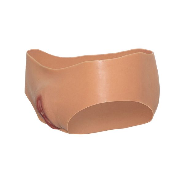TANGA COM VAGINA PARA CROSS-DRESSING (CINTURA BAIXA)
