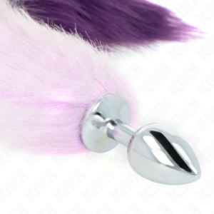 PLUG ANAL KINK COM CAUDA 40 CM (LILÁS) | 7 x 3 CM - Image 4