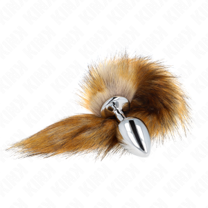PLUG ANAL KINK COM CAUDA 40 CM (CASTANHO) | 10 X 4 CM - Image 2