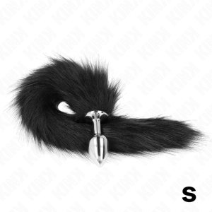 PLUG ANAL KINK COM CAUDA 40 CM (PRETO) | 7 x 3 CM - Image 2