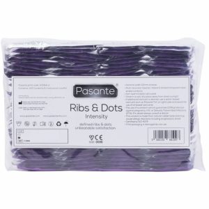 PRESERVATIVOS RIBS & DOTS INTENSITY | 144 UNIDADES - Image 1