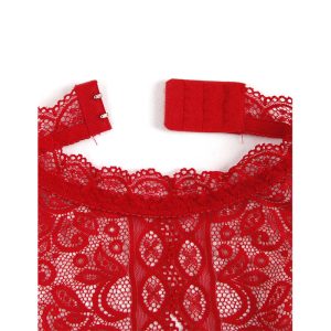 BODY DE RENDA COM DECOTE 953874 | S/M - Image 7