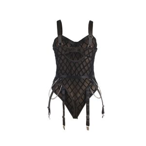 BODY COM CORRENTES + LIGAS 954260 (PRETO) | L/XL - Image 6
