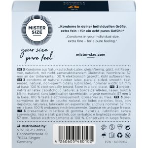 PRESERVATIVOS MISTER SIZE TAMANHO L (57 MM) | 3 UNIDADES - Image 3