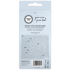 PRESERVATIVOS MISTER SIZE TAMANHO XXL (64 MM) | 10 UNIDADES 5 PRESERVATIVOS MISTER SIZE TAMANHO XXL (64 MM) | 10 UNIDADES - Image 3