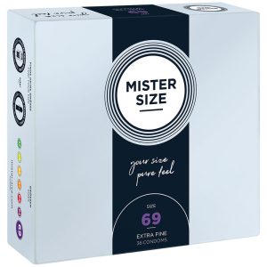 PRESERVATIVOS MISTER SIZE TAMANHO XXXL (69 MM) | 36 UNIDADES 3 PRESERVATIVOS MISTER SIZE