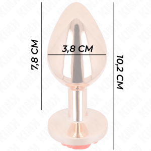 PLUG ANAL COM ROSA (DOURADO ROSADO) | L - Image 4