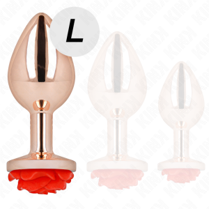 PLUG ANAL COM ROSA (DOURADO ROSADO) | L - Image 2