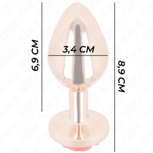 PLUG ANAL COM ROSA (DOURADO ROSADO) | M - Image 4