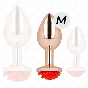 PLUG ANAL COM ROSA (DOURADO ROSADO) | M - Image 2