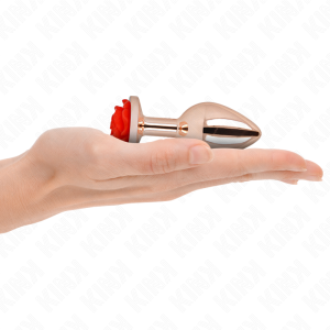 PLUG ANAL COM ROSA (DOURADO ROSADO) | M - Image 3