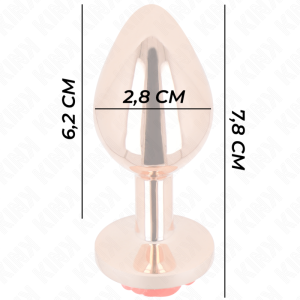 PLUG ANAL COM ROSA (DOURADO ROSADO) | S - Image 4