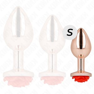PLUG ANAL COM ROSA (DOURADO ROSADO) | S - Image 3