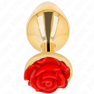 PLUG ANAL COM ROSA (DOURADO) | L - Image 2