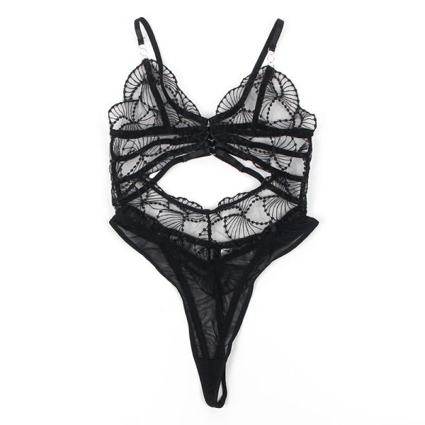 BODY DE RENDA TRANSPARENTE 955212 | S/M