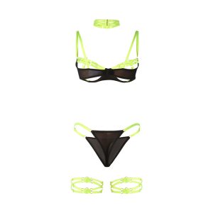 CONJUNTO DE 3 PEÇAS HOLLOW CUT 955274 (VERDE) | S/M - Image 6