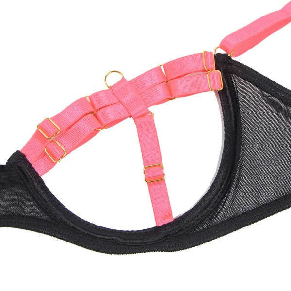 CONJUNTO DE 3 PEÇAS HOLLOW CUT 955274 (ROSA) | S/M