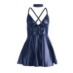 VESTIDO DE COURO PU 955397 (AZUL) | L/XL - Image 7