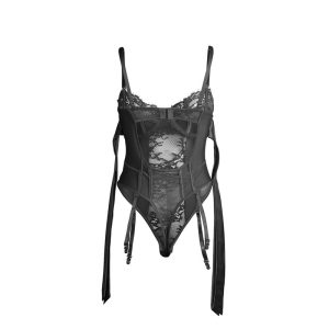 BODY DE RENDA COM LAÇOS E LIGAS | S/M 16 BODY DE RENDA COM LAÇOS E LIGAS | S/M - Image 5