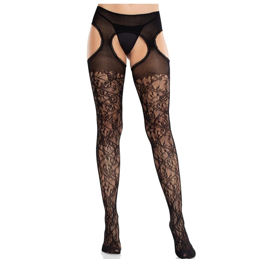 Flame Love Shop 5 MEIAS DE RENDA FLORAL