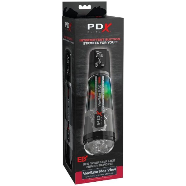 MASTURBADOR MASCULINO VIEWTUBE MAX TRANSPARENTE